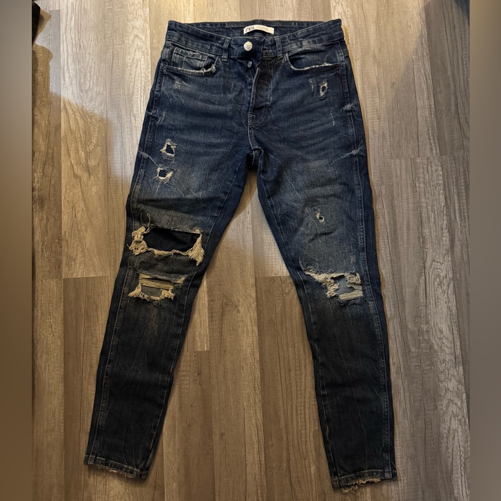 ZARA Distressed Slim Fit Jeans Men’s Size 31